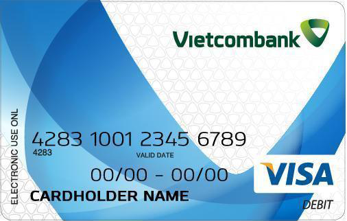thẻ visa debit vietcombank